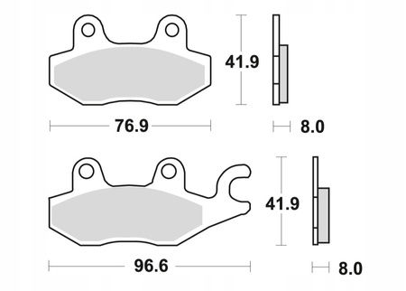 Klocki Hamulcowe TRW MCB615