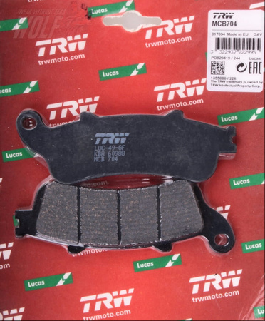 Klocki Hamulcowe TRW MCB704