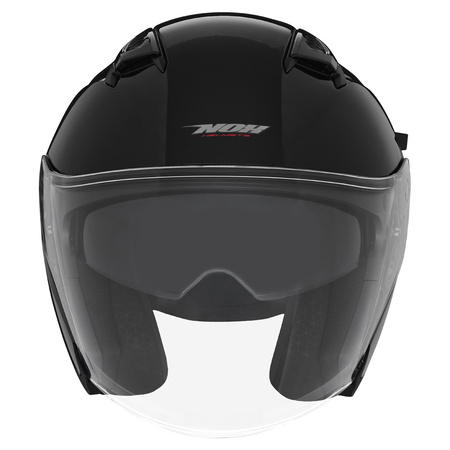 Kask Otwarty Motocyklowy NOX N130 SOLID BLACK