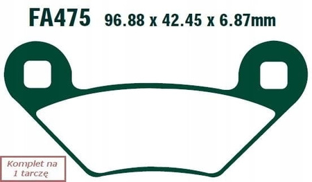 Klocki Hamulcowe EBC FA475R