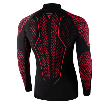 Koszulka Termoaktywna Rebelhorn Therm II LS Black Red
