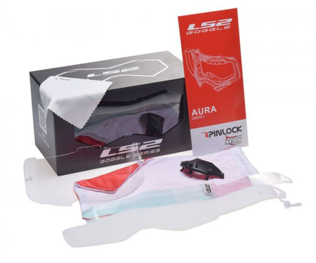 Gogle Enduro/Motocross LS2 AURA PRO RED
