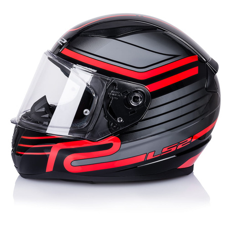 Kask Integralny LS2 FF353 Rapid II Circuit Black Red