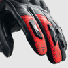 Skórzane rękawice motocyklowe REBELHORN VIPER BLACK GREY FLUO RED