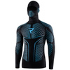 Koszulka Termoaktywna Rebelhorn Therm II LS 2IN1 z Kominiarką Black Blue