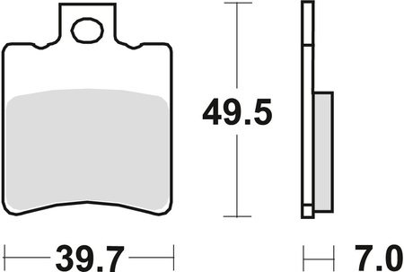 Klocki Hamulcowe TRW MCB696EC