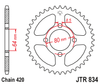 Zębatka Tylna JT JTR834.36