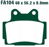 Klocki Hamulcowe EBC FA104HH