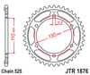 Zębatka Tylna JT JTR1876.45ZBK