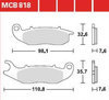 Klocki Hamulcowe TRW MCB818