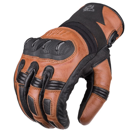 Rękawice Motocyklowe TW40 WOLF LETO WOOD skóra