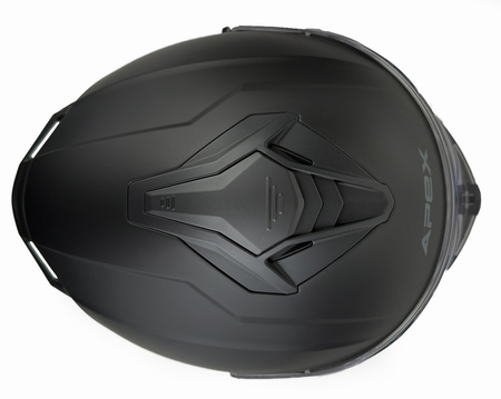 Kask Integralny Apex FI200 SOLID czarny matowy