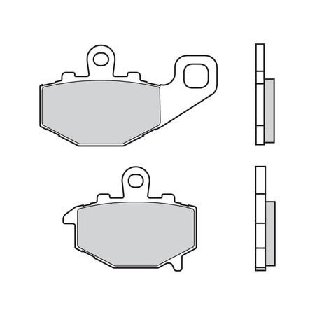 Klocki hamulcowe BREMBO 07KA1617