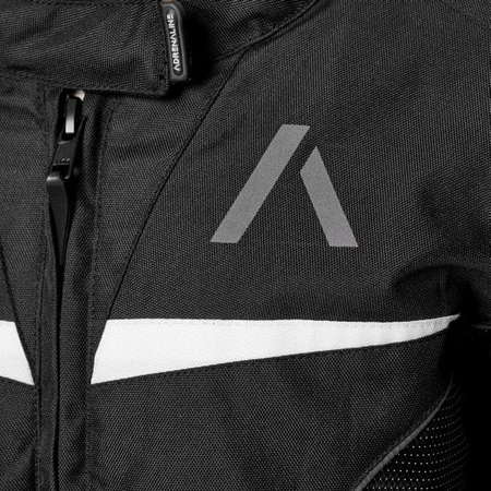 Kurtka Motocyklowa Damska ADRENALINE LOVE RIDE 2.0 PPE czarny biały