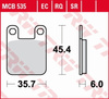 Klocki Hamulcowe TRW MCB535EC