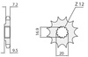 Zębatka Przednia Sunstar SUNF233-14