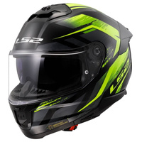 Kask Integralny LS2 FF808 Stream II Furry Black H-V Yellow