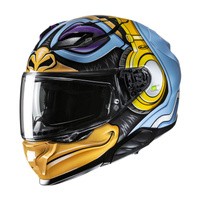 Kask integralny HJC F71 MONKEY DJ BLUE ORANGE