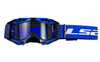 Gogle Enduro Motocross LS2 Aura Black Blue Clear