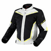 Męska Kurtka Motocyklowa Ozone Jet II Ice Black Fluo