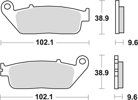 Klocki Hamulcowe TRW MCB677SV