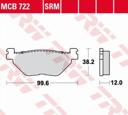 Klocki Hamulcowe TRW MCB722SRM