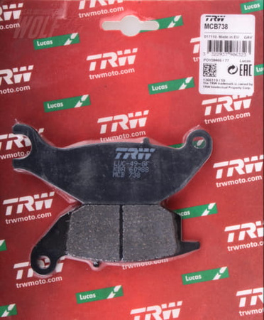 Klocki Hamulcowe TRW MCB738