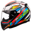 Kask integralny LS2 FF353 RAPID II XDRON WHITE ORANGE