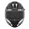 Kask Integralny Motocyklowy NOX N304 CARVER BLACK RED WHITE
