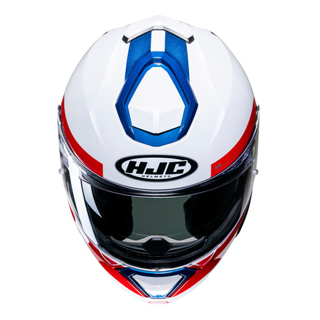 Kask Szczękowy Motocyklowy HJC I91 BINA WHITE BLUE