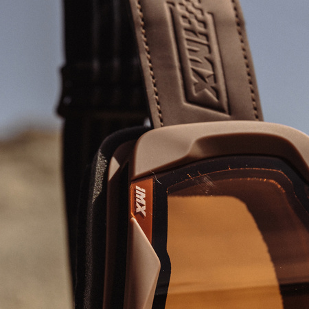 GOGLE IMX ENDURANCE RUST GOG BROWN/ORANGE (SZYBA ORANGE + CLEAR)