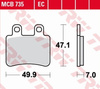 Klocki Hamulcowe TRW MCB735EC