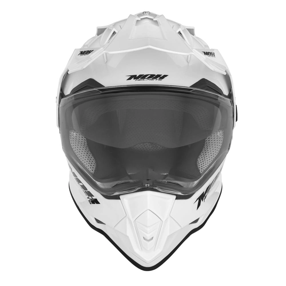 Kask off-roadowy motocyklowy NOX N312 Biały