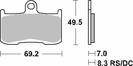 Klocki Hamulcowe SBS 782HS