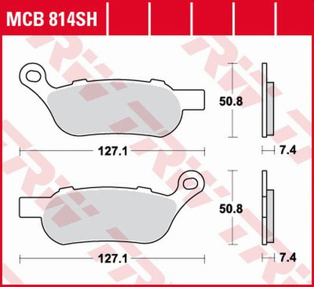Klocki Hamulcowe TRW MCB814SH