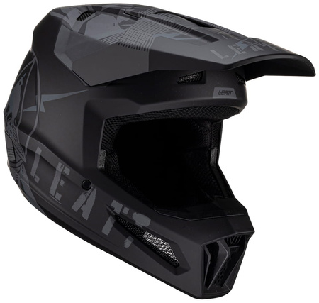 Kask Cross LEATT 2.5 V23 Stealth Black