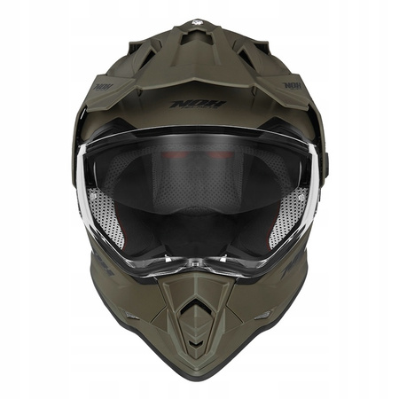 Kask Off-roadowy Motocyklowy NOX DUOSPORT N312 GREEN MATT