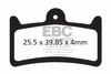 EBC KLOCKI ROWEROWE CFA639HH METALICZNE