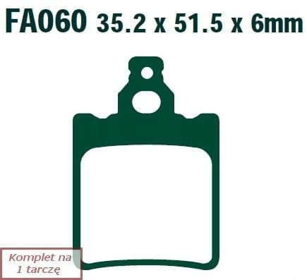 Klocki Hamulcowe EBC FA060
