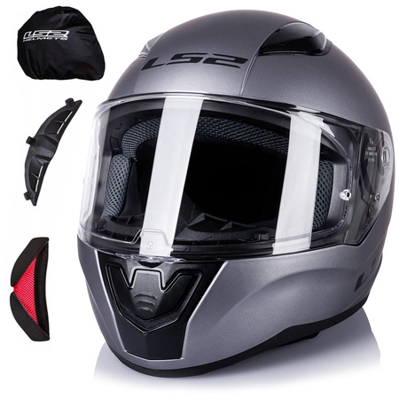 Kask Integralny LS2 FF353 Rapid II Solid Titanium Matt