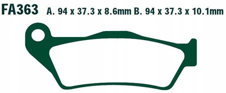 Klocki Hamulcowe EBC FA363HH
