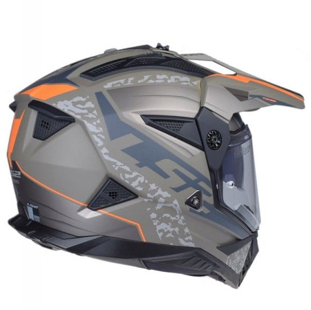 Kask Motocyklowy Adventure LS2 MX702 PIONEER II DEVOR matowy