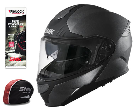 Kask Szczękowy SMK GULLWING Black Mat