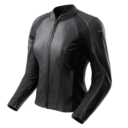 Kurtka Skórzana Motocyklowa Damska REBELHORN SIENA BLACK