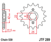 Zębatka Przednia JT JTF289.16