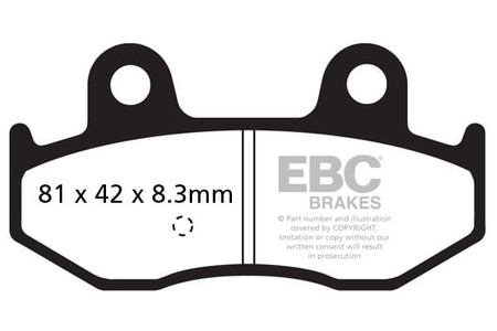 Klocki Hamulcowe EBC SFA411HH