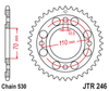 Zębatka Tylna JT JTR246.35