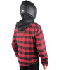 Koszula Motocyklowa WOLF LS02 HOOD RED