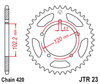 Zębatka Tylna JT JTR23.47