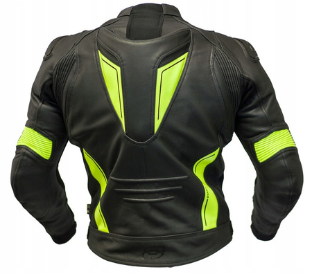 OZONE OUTLET KURTKA MĘSKA VOLT BLACK FLUO YELLOW M (50)